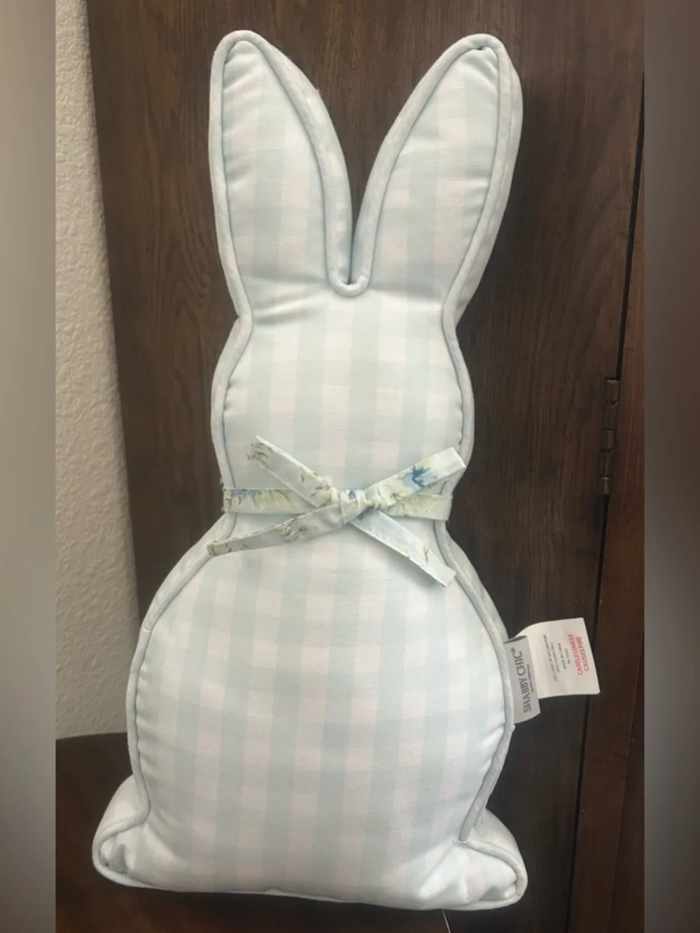 Two Shabby Chic Easter or Spring bunny rabbit accent pillows!